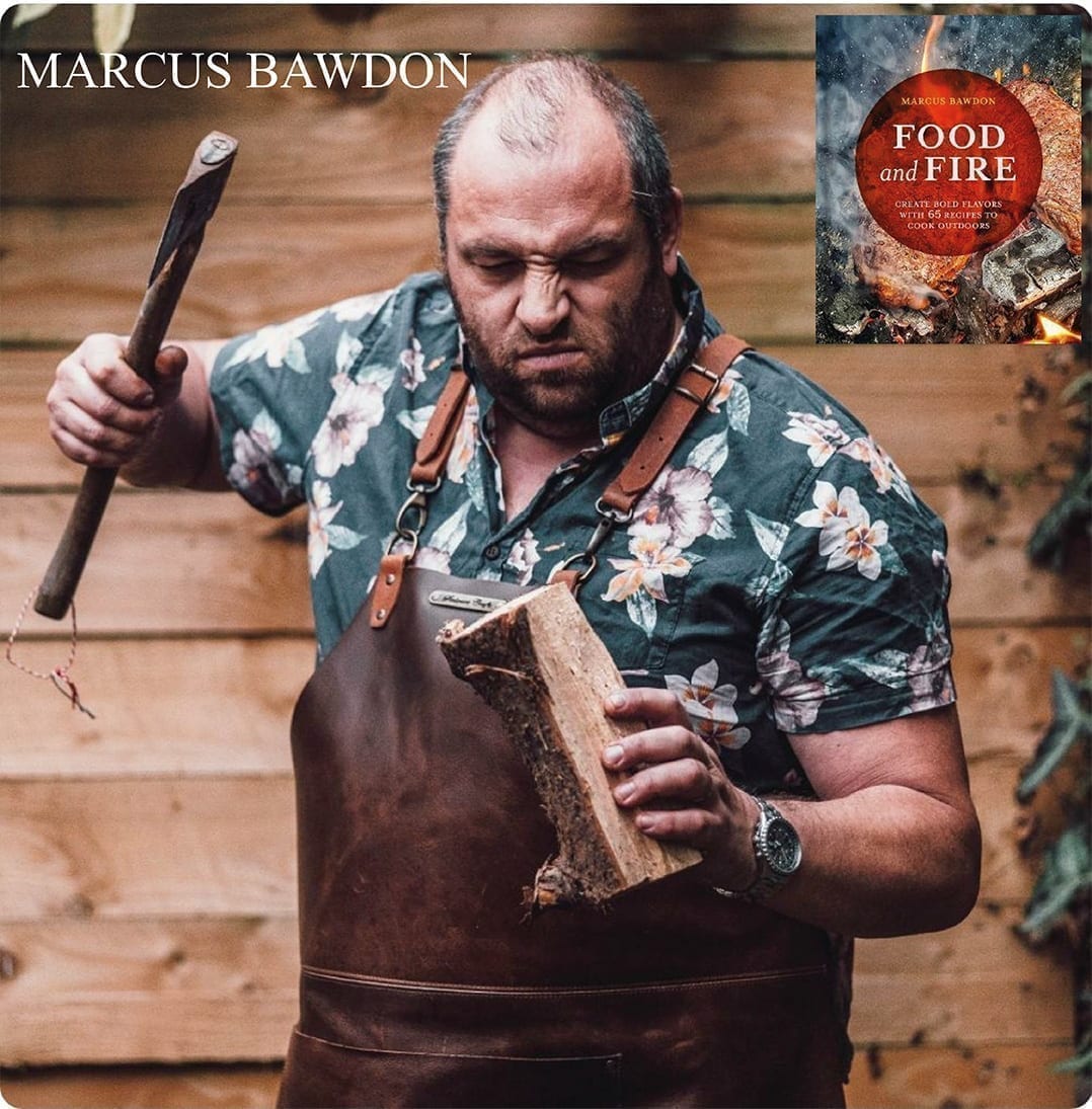 Marcus Bawdon Wearing Stalwart Apron